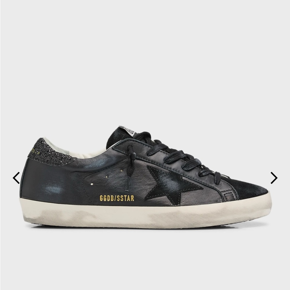 Golden Goose Black and White Women's Sneakers Sz 9 US 39 EU